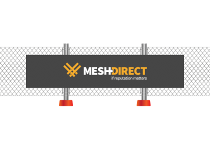 Non-Fire Retardant Fence Mesh - Custom Sized Banners
