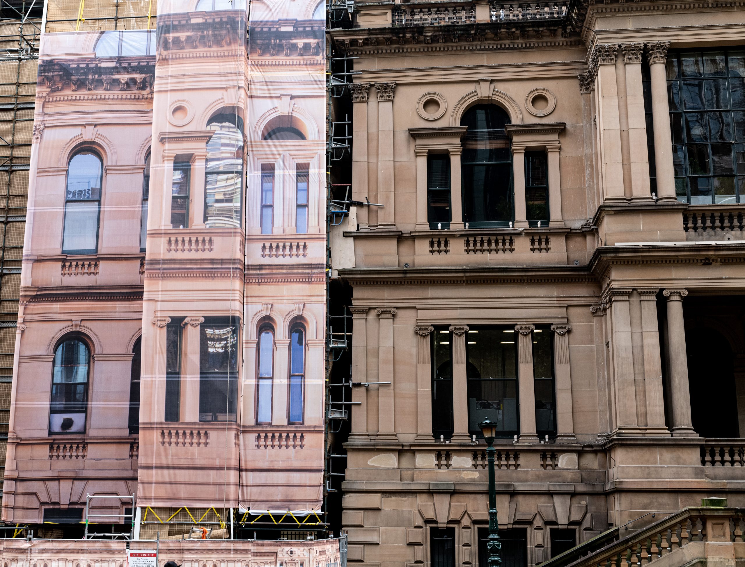 Sydney Town Hall building wrap