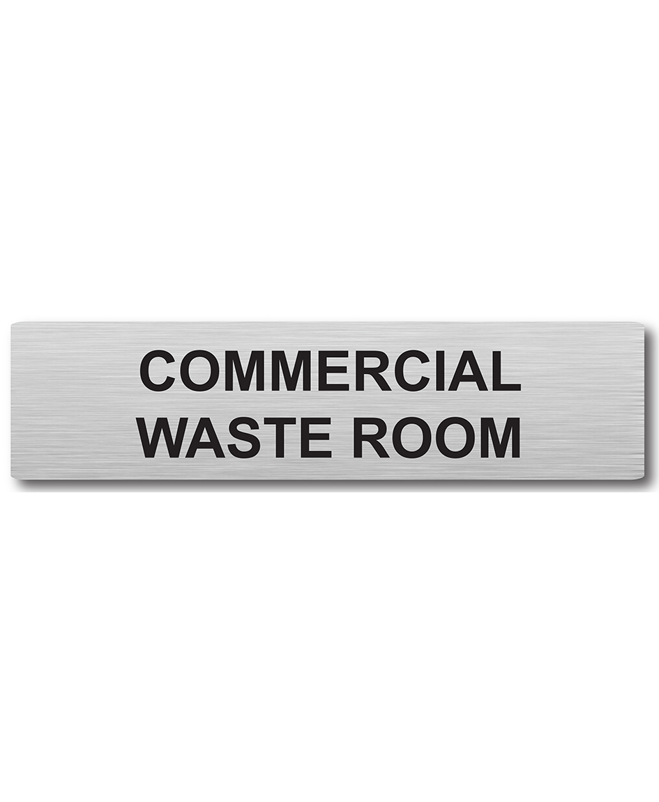 Door Plaque – Commercial Waste Room Sign