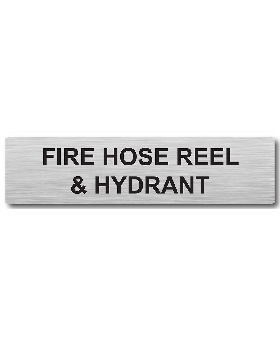 Door Plaque – Fire Hose Reel & Hydrant Sign