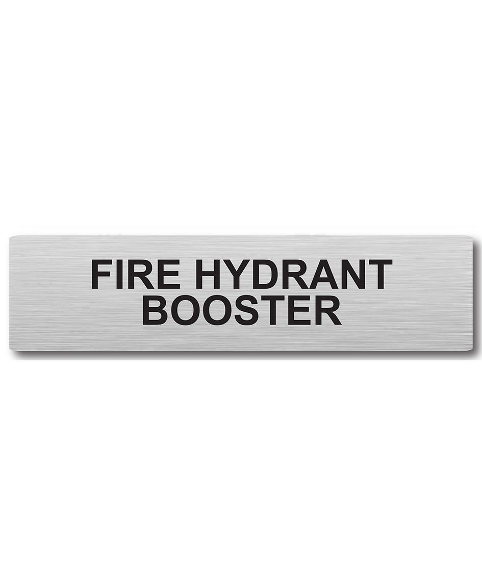 Door Plaque – Fire Hydrant Booster Sign