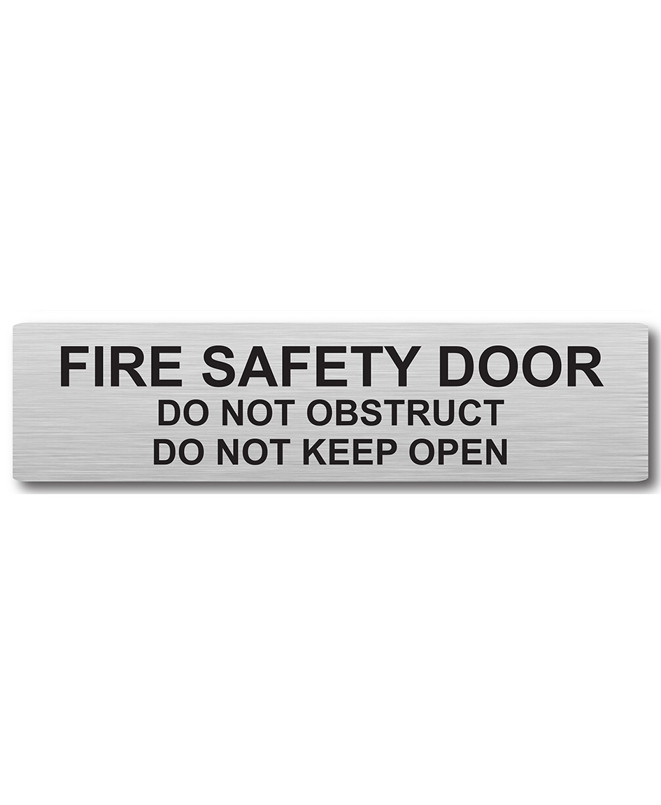 Door Plaque – Fire Safety Door Sign