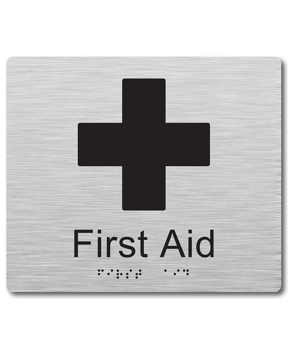 First Aid Braille Sign