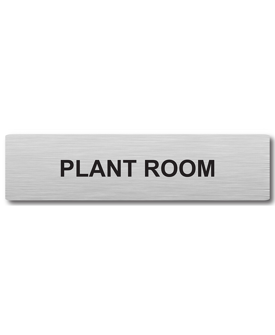 Door Plaque – Plant Room Sign